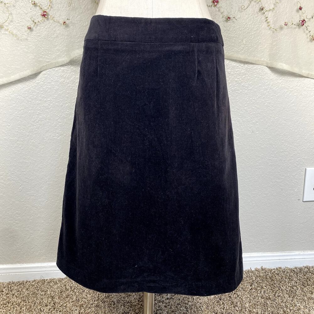 Ecologie Corduroy Embroidered Midi Skirt Cottagecore Coquette Whimsigoth Sz 6 - Picture 8 of 12